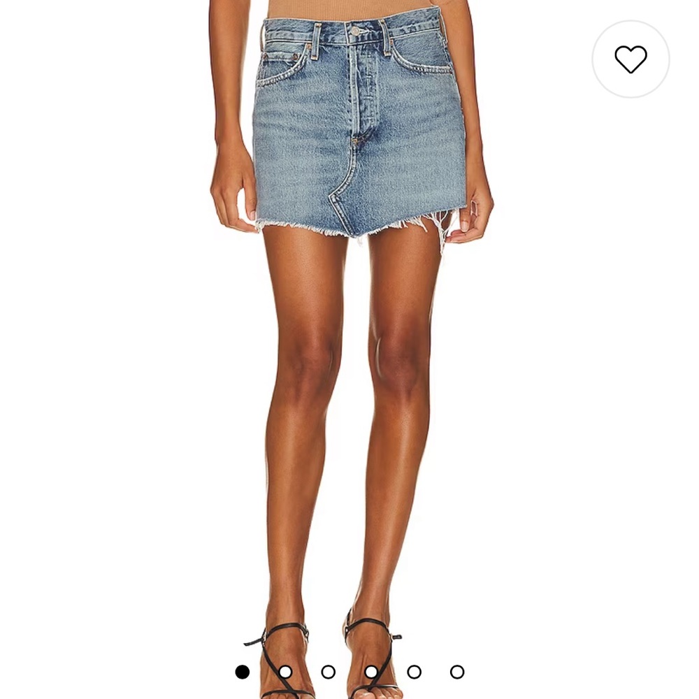 AGOLDE Parker Denim Skirt
